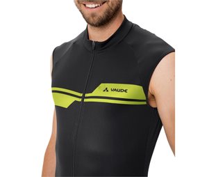 VAUDE Pyöräilypaita Posta Full-Zip Sleeveless Tricot Men Black