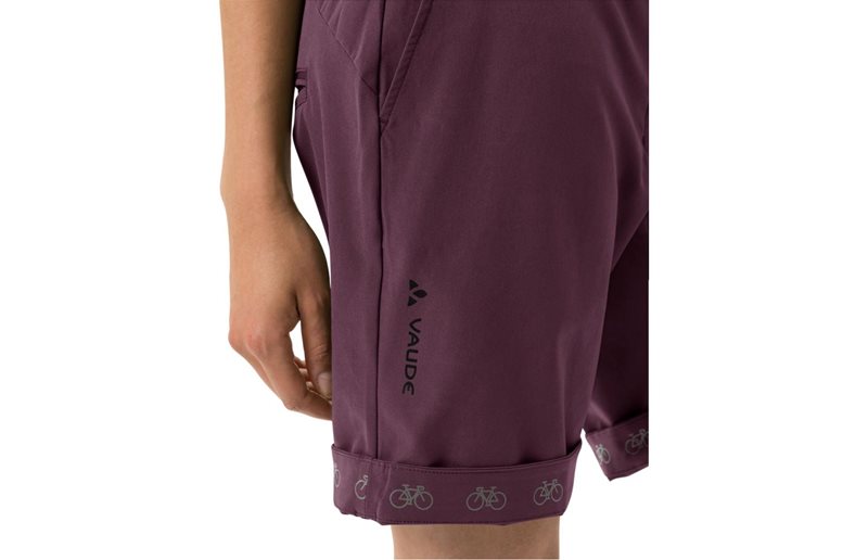 VAUDE Naisten pyöräilyshortsit Cyclist Shorts Women Cassis