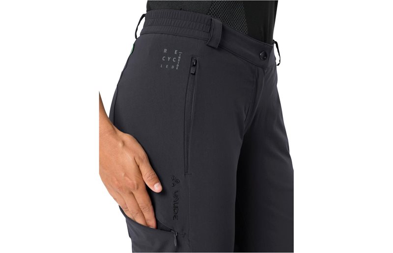 VAUDE Naisten pyöräilyhousut Yaras 3/4 Pants Women Black