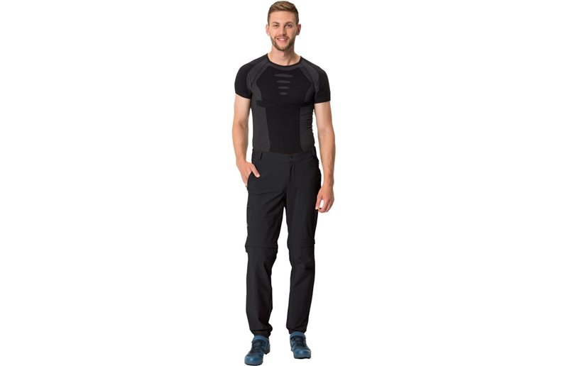 VAUDE Pyöräilyhousut Yaras Zip-Off Pants Men Black