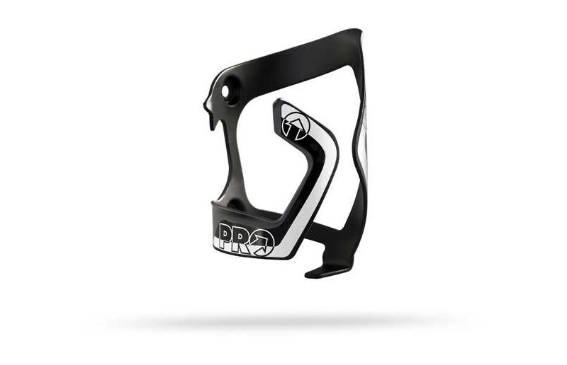 Flaskeholdere Pro Left Alu Black/White