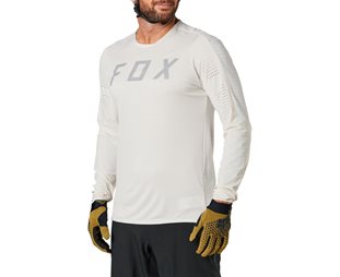 Fox Flexair Pro LS Jersey Men Vintage White