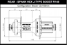 Spank Hex Drive 102T Rear Hub 12x148mm E-Plus 11/12-speed SRAM XD