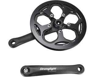 STRONGLIGHT Impact R E-Bike Crankset 46T with 2 Chain Guards