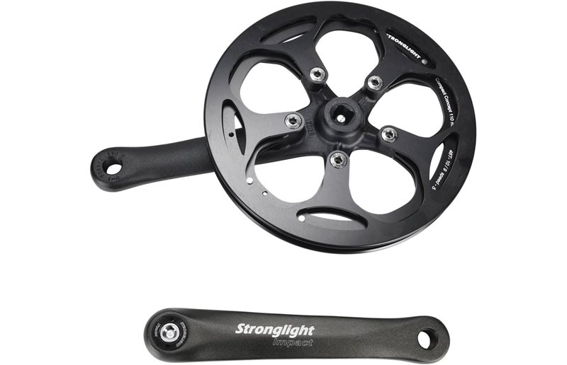 STRONGLIGHT Impact S Crankset 46T with 2 Chain Guards