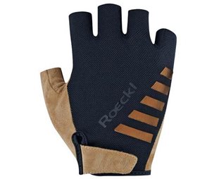 Roeckl Pyöräilyhanskat Igura Gloves Black/Tobacco Brown