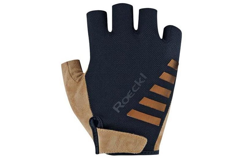 Roeckl Igura Gloves Black/Tobacco Brown
