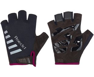 Roeckl Pyöräilyhanskat Igura Gloves Black/Grape Wine