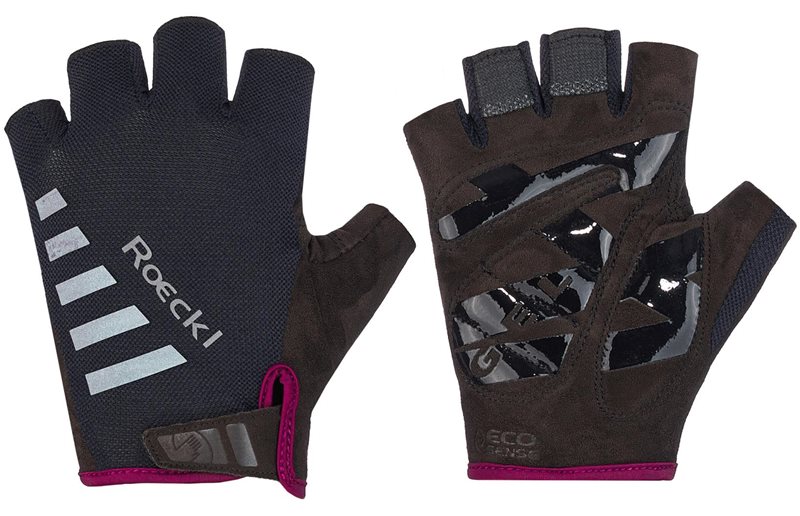 Roeckl Pyöräilyhanskat Igura Gloves Black/Grape Wine