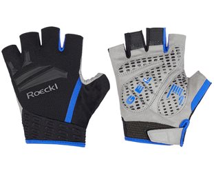 Roeckl Iseler Gloves Black/Dazzling Blue