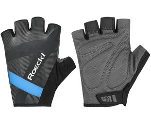 Roeckl Pyöräilyhanskat Busano Gloves Black Shadow/Ibiza Blue