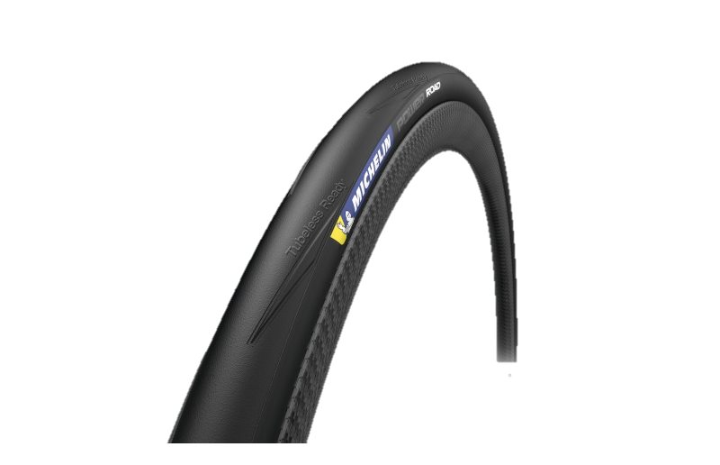 Cykeldæk Michelin POWER ROAD TLR 25-622 Sort Foldbart