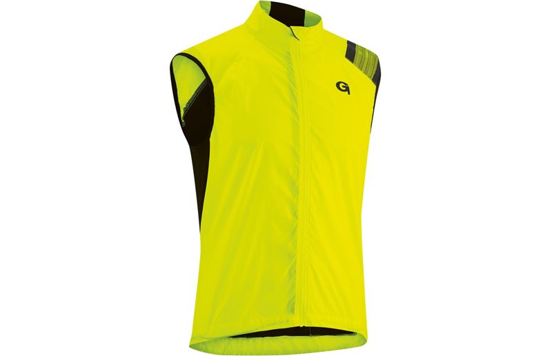 Gonso Pyöräilyliivi Blosko Wind Vest Men Safety Yellow