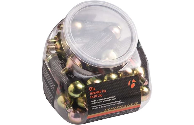 Kulsyrepatron Bontrager CO2-patron med gevind 25 g 1 stk