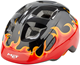MET Hooray Helmet Kids Black Flames/Glossy