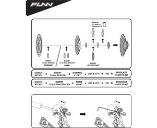 FUNN Conversion Kit 40T 10-speed with 16T Sprocket for Shimano