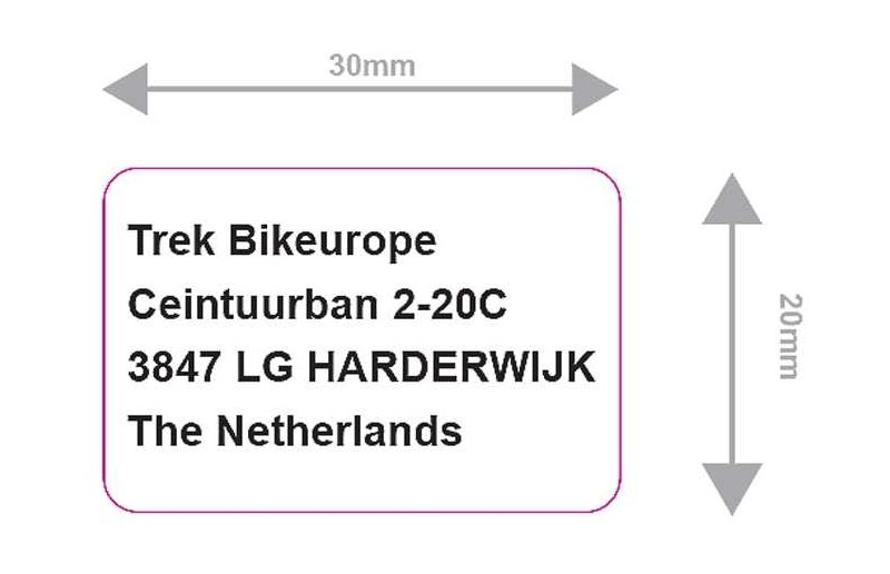 Trek Ramdel Tcg Eu Elite Vandflaske Dekal Dame