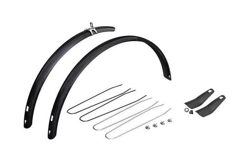 Skærmsæt Eurofender Snello Suspension 46 28" sort/sølv