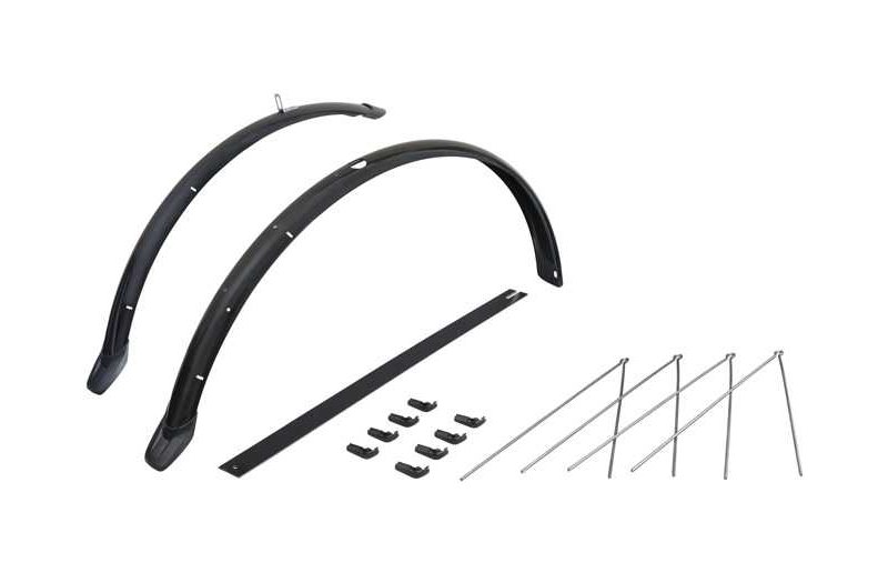 Bontrager Stænkskærm Fender Eurofender Rapido W/E-Bike Wire Routing Sort Sæt