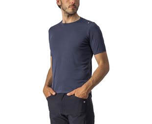 Castelli Tech 2 T-Shirt Men Navy Blue