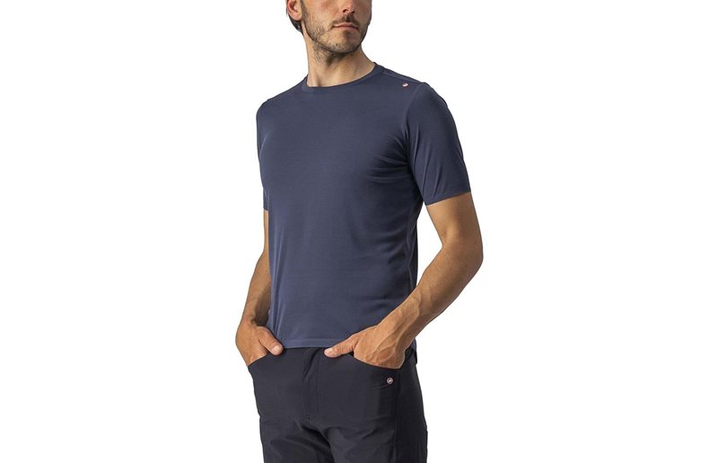 Castelli Tech 2 T-Shirt Men Navy Blue
