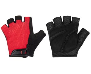 BBB Cycling Cooldown Short Finger Gloves Men Red