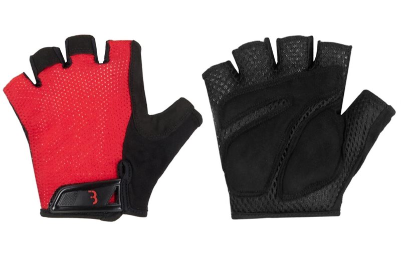 BBB Cycling Cooldown Short Finger Gloves Men Red
