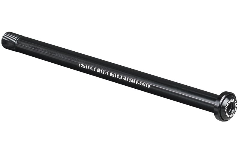 Skewer Bontrager Thru 12 x 229mm Aksellængde Sort Bagpå