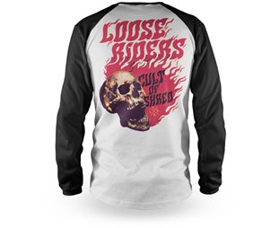 Loose Riders Flamin'Skull Long-Sleeved Jersey Men