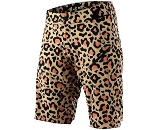 Troy Lee Designs Lilium Shell Shorts Women Yellow Leopard