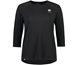 Mons Royale Naisten pyöräilypaita Tarn Merino Shift 3/4 Raglan Shirt Women Black