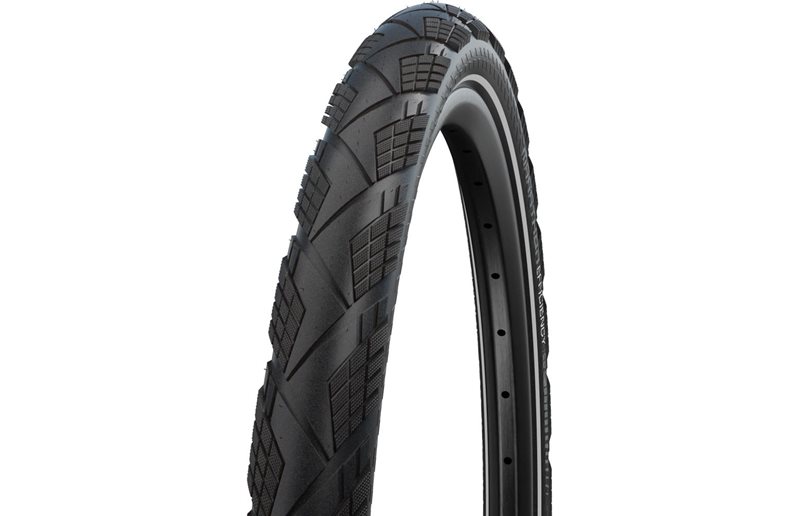 SCHWALBE Marathon Efficiency Evo Folding Tyre 27.5x2.15" Addix Race V-Guard E-50 Reflex