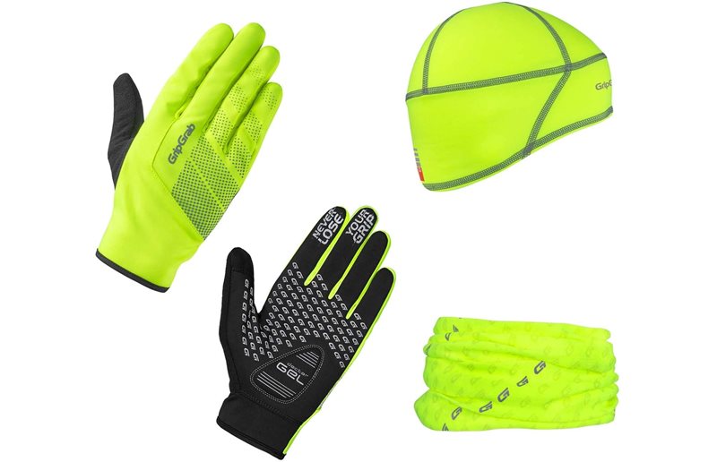GripGrab Pyöräilyhanskat Hi-Vis Cycling Essentials