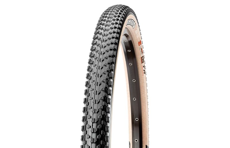 Cykeldæk Maxxis Ikon EXO/TR Dark Tan Wall 56-584 (27.5 x 2.20) foldbart sort/brun