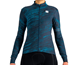 Sportful Naisten pyöräilypaita Cliff Supergiara LS Thermal Jersey Women Galaxy Blue Berry Blue Black