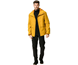 VAUDE Pyöräilytakki Comyou Pro Rain Jacket Men Burnt Yellow