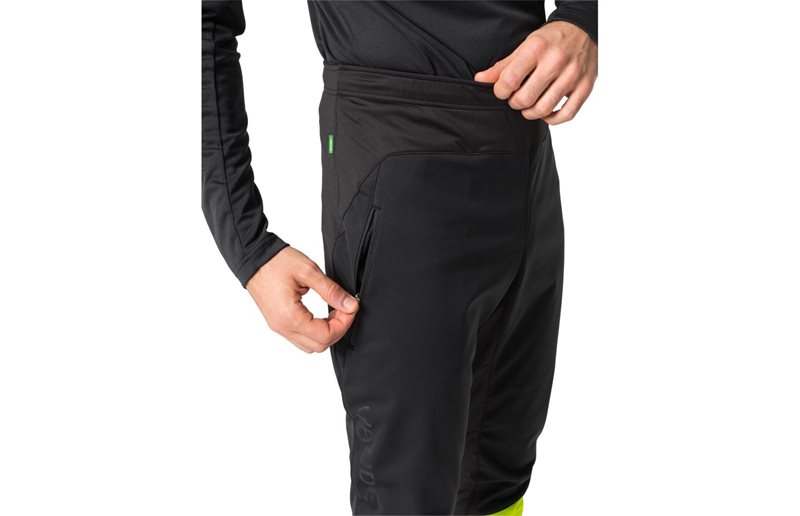 VAUDE Pyöräilyhousut Wintry V Pants Men Neon Yellow/Black