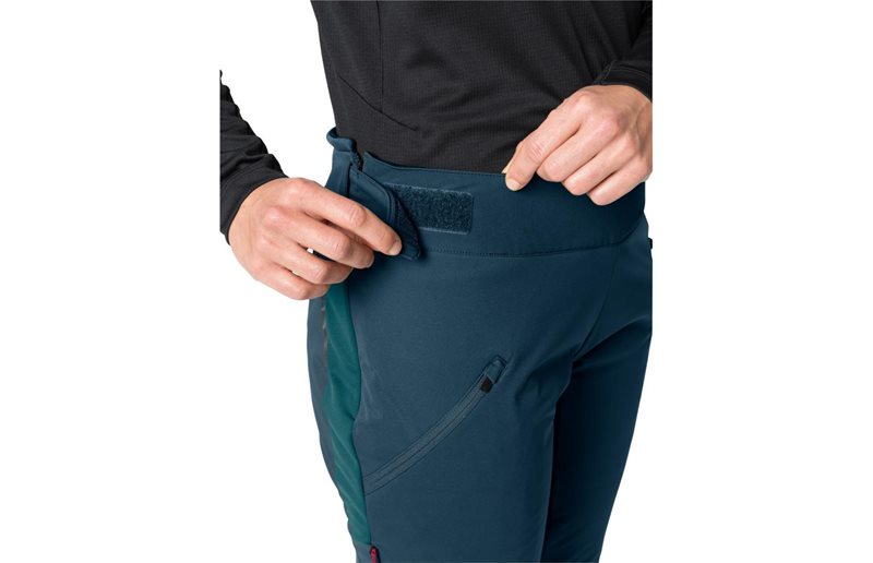 VAUDE Naisten pyöräilyhousut Minaki Pants Women Dark Sea Uni
