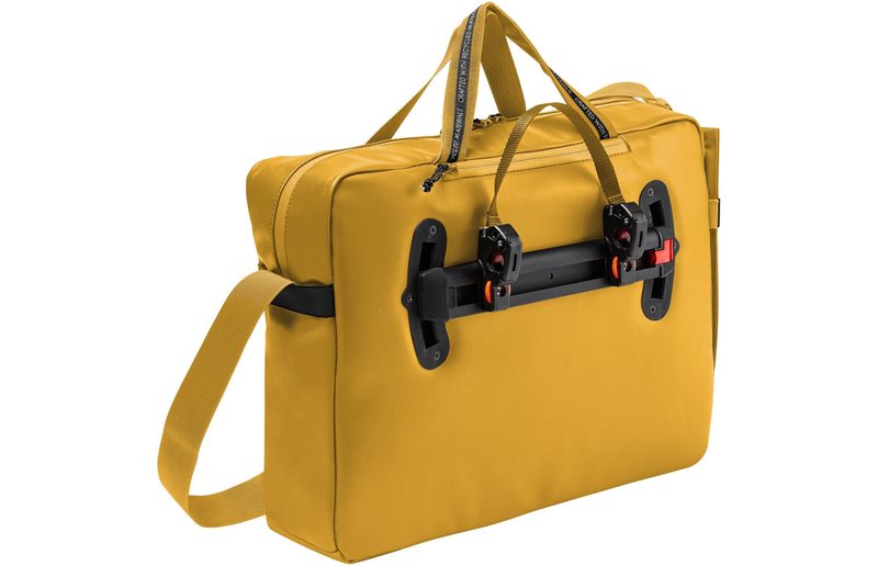 Olkalaukku/Sivulaukku VAUDE Mineo Commuter 17 Briefcase Pannier Bag Burnt Yellow