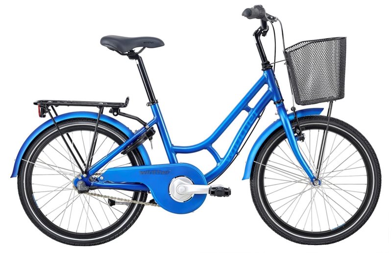 Winther Lasten polkupyörä Granny 3-vaihteinen Matta sininen/sininen