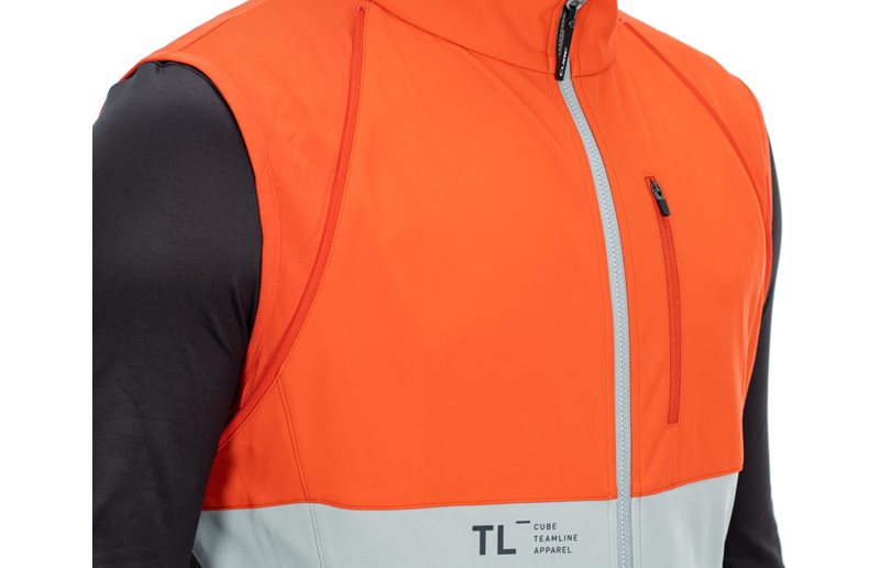 Cube Pyöräilytakki Teamline Multifunctional Jacket Men Redngrey