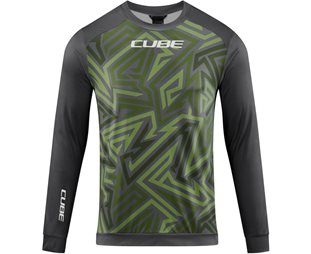 Cube Pyöräilypaita ATX TM Crew Neck LS Jersey Men