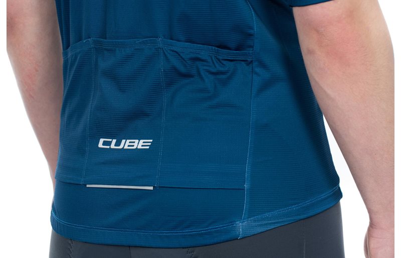 Cube Pyöräilypaita Blackline CMPT SS Jersey Men Bluenwhite