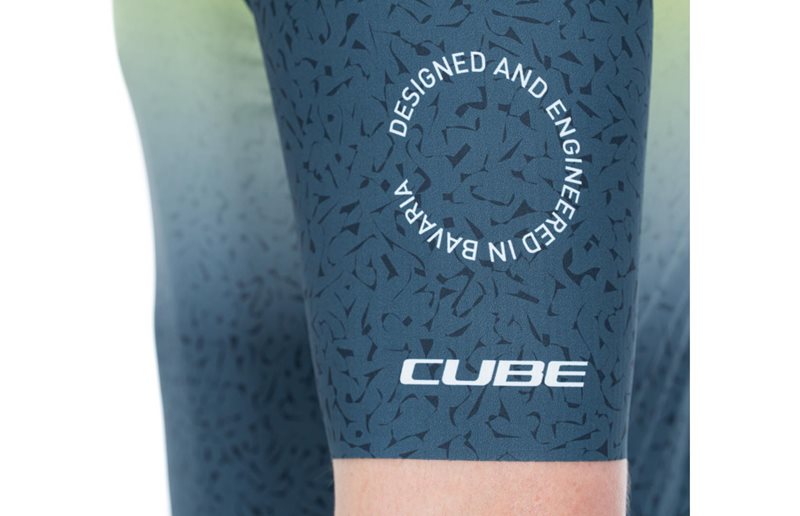 Cube Pyöräilypaita Blackline Race SS Jersey Men Yellowngrey