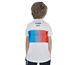 Cube Lasten pyöräilypaita Teamline Rookie SS Jersey Kids Whitenbluenred