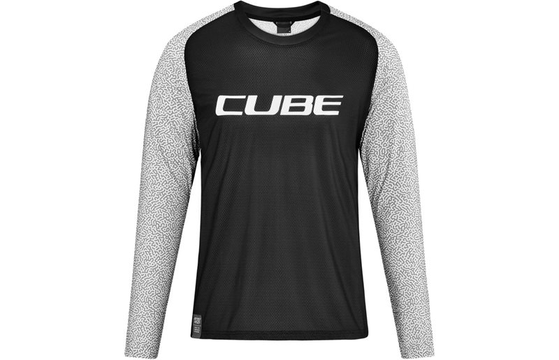 Cube Pyöräilypaita Vertex Crew Neck LS Jersey Men Black/Black