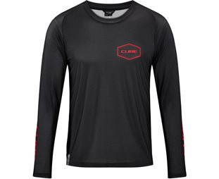 Cube Pyöräilypaita Vertex Crew Neck LS Jersey Men Black