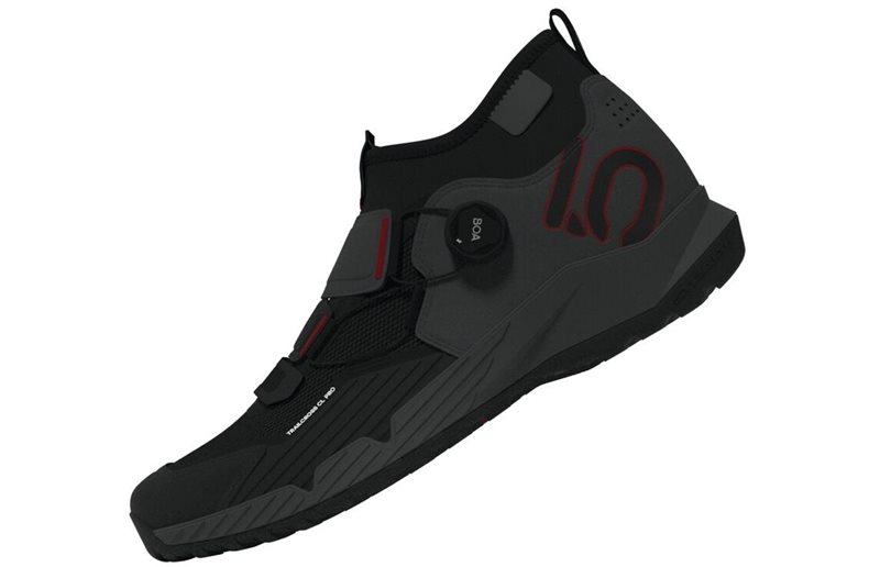 adidas Five Ten Trailcross Pro Clip-In MTB Shoes Men Grey Five/Core Black/Red