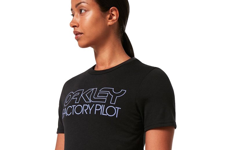 Oakley Naisten pyöräilypaita Factory Pilot Tee Women Blackout
