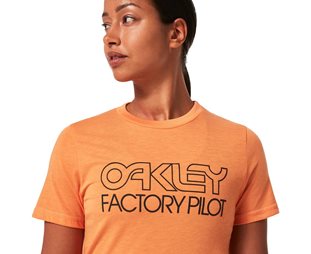 Oakley Naisten pyöräilypaita Factory Pilot Tee Women Soft Orange